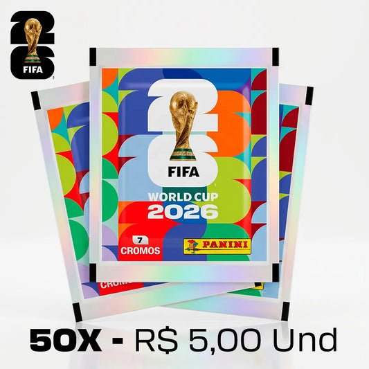 Kit Com 50x Envelopes Oficial FIFA World Cup 2026™